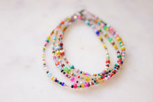 Load image into Gallery viewer, Everything Bagel Multi Seed Beaded Anklet