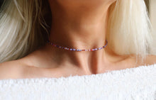 Load image into Gallery viewer, Beach Bum Beaded Choker Necklace / Beach Jewelry /