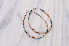 Load image into Gallery viewer, Bohemian Mixed Glass Beaded Anklet
