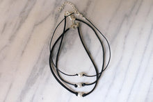 Load image into Gallery viewer, Vegan Pearl Cotton Choker Necklace