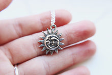 Load image into Gallery viewer, Celestial Sun &amp; Moon Necklace