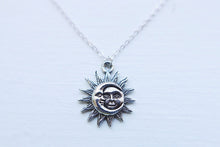 Load image into Gallery viewer, Celestial Sun & Moon Necklace