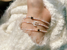 Load image into Gallery viewer, Dream Moon & Stars Seed Beaded Wrap Bracelet