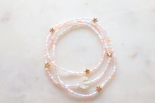 Load image into Gallery viewer, Dream Moon & Stars Seed Beaded Wrap Bracelet