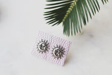 Load image into Gallery viewer, Celestial Sun And Moon Earring Studs, Boho Jewelry, Celestial, Handmade Earrings, Gift Ideas for Her