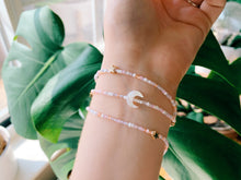 Load image into Gallery viewer, Dream Moon & Stars Seed Beaded Wrap Bracelet