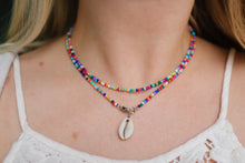 Load image into Gallery viewer, Boheme rainbow wrap necklace