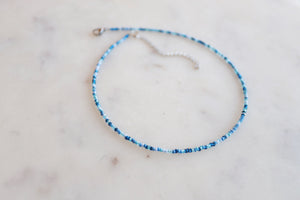 Surfside Seed Beaded Choker Necklace