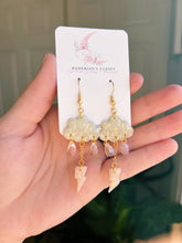 Load image into Gallery viewer, Storm Cloud Opal Polymer Clay Earrings