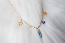Load image into Gallery viewer, Good Fortune Gold Charm Necklace