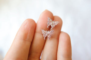 Mini Butterfly Earring Studs