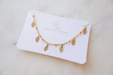 Load image into Gallery viewer, Whispering Leaves Gold Adjustable Choker Necklace