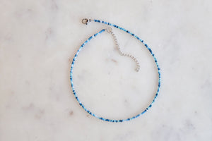 Surfside Seed Beaded Choker Necklace