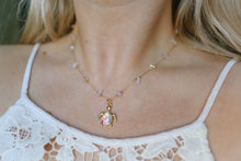 Load image into Gallery viewer, Opal Sea Turtle Necklace