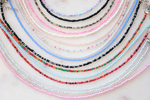 Seed beaded anklets