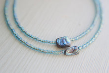 Load image into Gallery viewer, Beautiful hand beaded abalone shell necklace