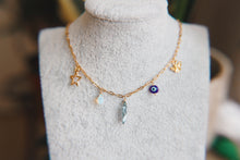 Load image into Gallery viewer, Good Fortune Gold Charm Necklace