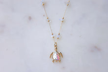 Load image into Gallery viewer, Opal Sea Turtle Necklace