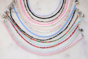 Seed beaded anklets