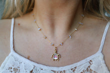 Load image into Gallery viewer, Opal Sea Turtle Necklace