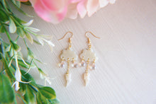 Load image into Gallery viewer, Storm Cloud Opal Polymer Clay Earrings