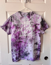 Load image into Gallery viewer, Iced Coffee &amp; Anxiety Tie Dye T-shirt