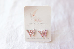 Mini Butterfly Earring Studs