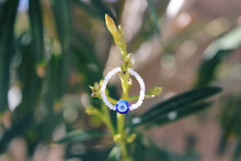 Load image into Gallery viewer, Evil eye vintage opal seed beaded ring
