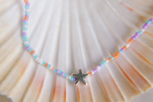 Load image into Gallery viewer, Beach Bum Starfish Seed Beaded Wrap Bracelet
