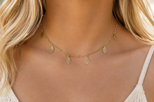 Load image into Gallery viewer, Whispering Leaves Gold Adjustable Choker Necklace