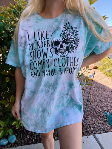 Murder Shows Dyed t-shirt