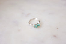 Load image into Gallery viewer, Mini Wire Wrapped Natural Turquoise Rings