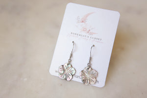Hibiscus Shell Earrings