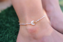 Load image into Gallery viewer, Dream Moon &amp; Star Seed Beaded Anklet