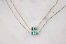 Load image into Gallery viewer, Natural Turquoise Beaded Choker Necklace