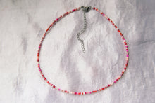 Load image into Gallery viewer, Love Bug Seed Beaded Choker Necklace