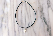 Load image into Gallery viewer, Mako White Shark Tooth Adjustable Hemp Choker Necklace
