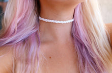Load image into Gallery viewer, Vegan Suede Braided Choker Necklace