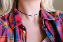 Load image into Gallery viewer, Opalite Cotton Knot Choker Necklace