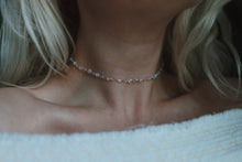 Load image into Gallery viewer, Opal Beaded Choker Necklace, Handmade Choker, Boho Necklace
