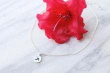 Load image into Gallery viewer, Dainty Hand Stamped Wave Choker Necklace