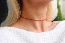 Load image into Gallery viewer, Pomegranate Opal Beaded Choker Necklace