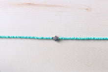 Load image into Gallery viewer, Dainty Turquoise Sea Turtle Beaded Choker Necklace