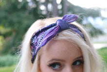Load image into Gallery viewer, Cotton Candy Tie Dye Bandanas, Head Wraps, Boho Style, Hand Dyed