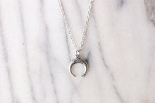 Load image into Gallery viewer, Bohemian Double Horn Crescent Moon Necklace