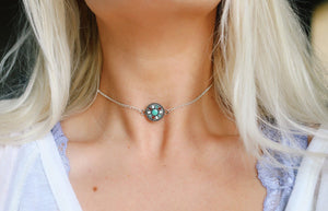 Mandala Chain Choker Necklace