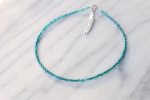 Malibu Crush Glass Beaded Choker Necklace