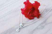 Load image into Gallery viewer, Dainty Hand Stamped Cactus Heart Choker Necklace