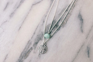 Sea of Life Sand Dollar Layered Necklace