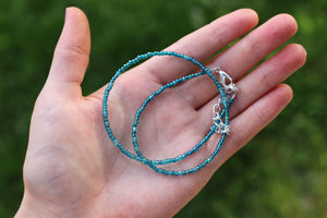 Malibu Crush Glass Beaded Choker Necklace